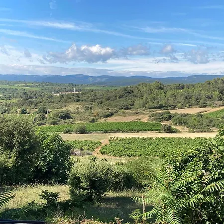 Du Vigneron Avec Vue Sur Les Vignes Et Les Montagnes בית נופש La Caunette