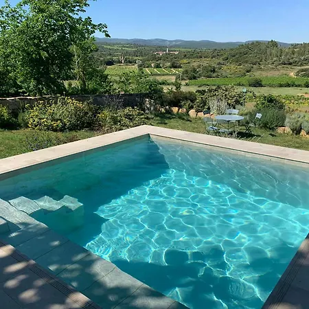 Du Vigneron Avec Vue Sur Les Vignes Et Les Montagnes *